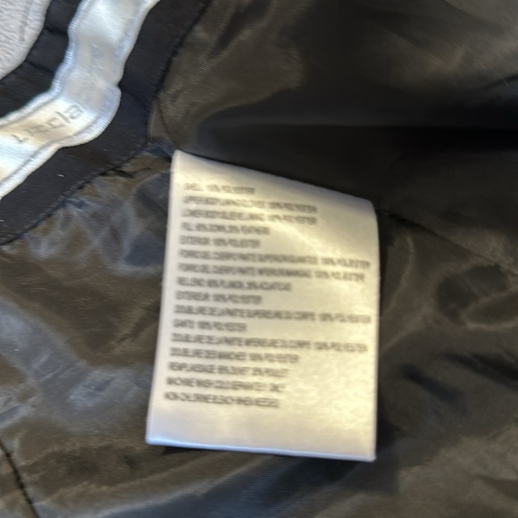 Liz Claiborne Quilted Black Jacket Womens Small Heavy Down Coat Water Resistant_ - Picture 8 of 10